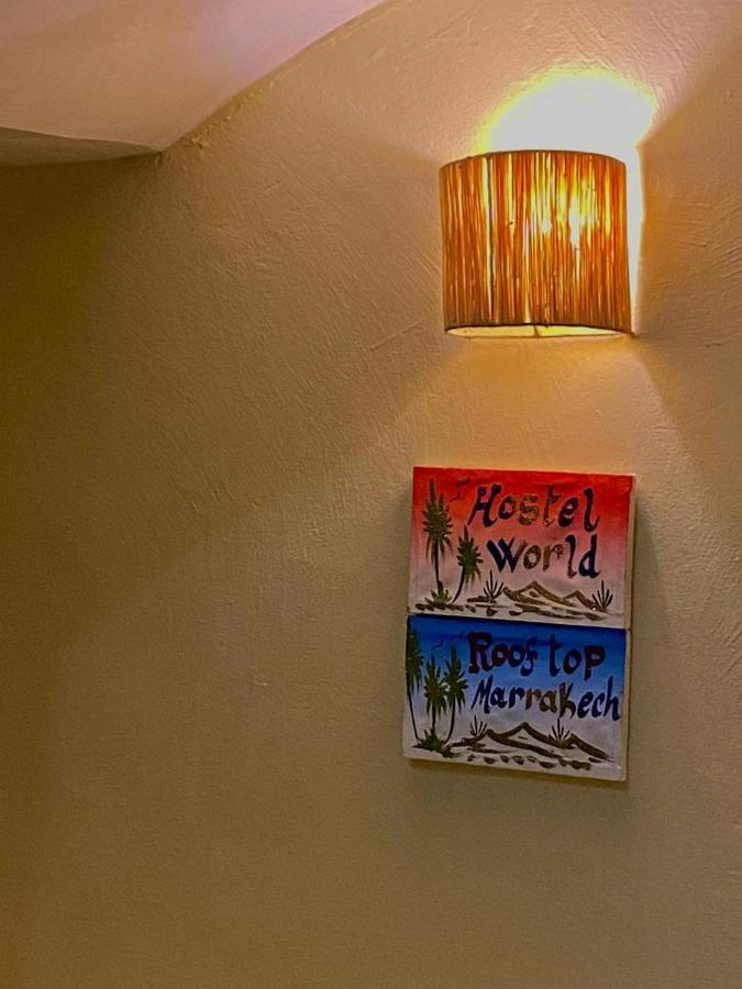 Hostel World Rooftop Marrakech Marrakesh Bagian luar foto
